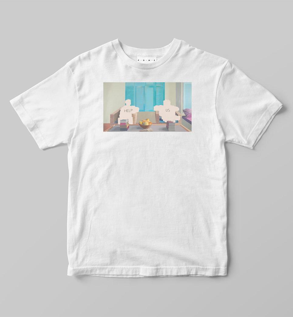 Hockney Nude 'Help Us' T-Shirt