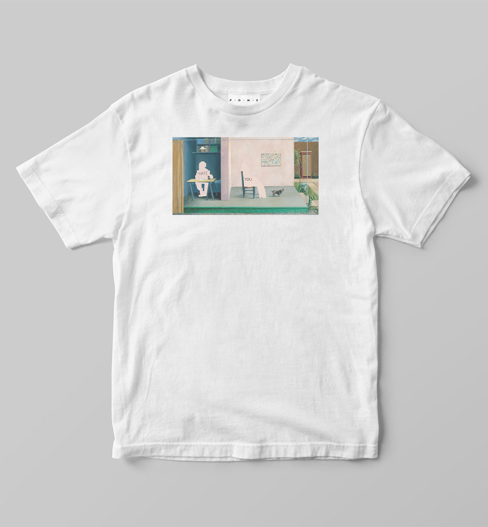 Hockney Nude 'Hate You' T-Shirt